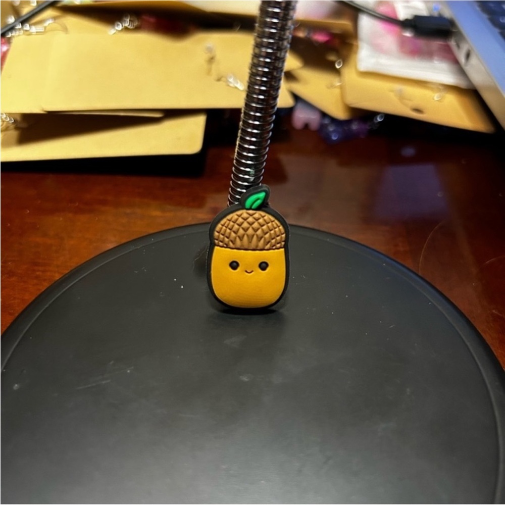 3/$8 Mac the Acorn Squishmallow Croc Charm